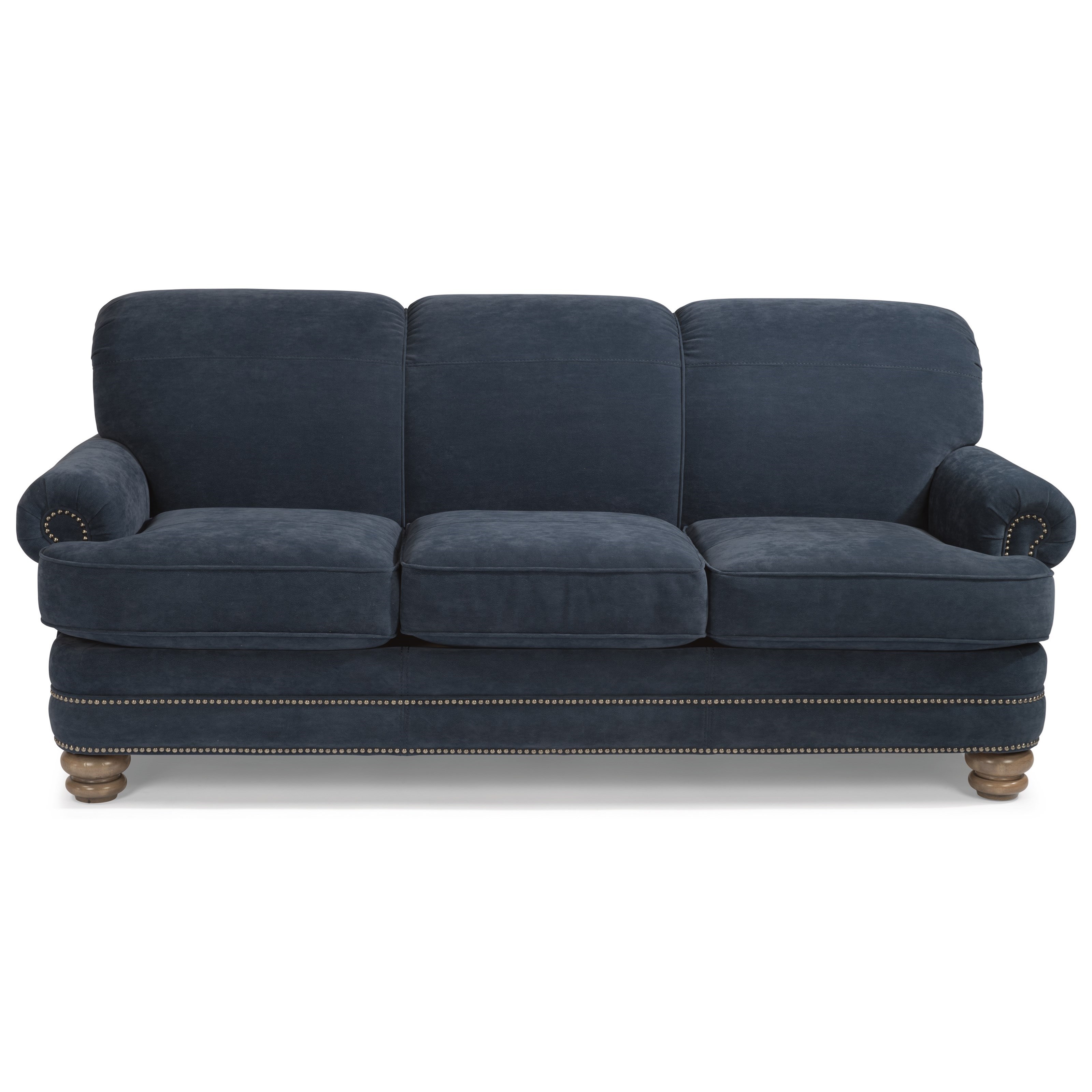 Flexsteel Bay Bridge B3791 31 430 08 Traditional Rolled Back Sofa
